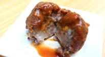 Croqueta de carne de avestruz