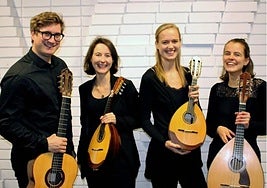 Integrantes de NOROC Quartett.