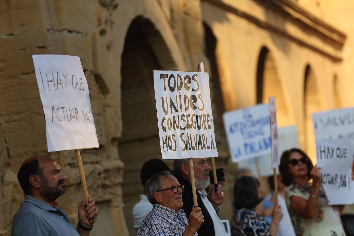 Las imágenes de la manifestación en Santo Domingo