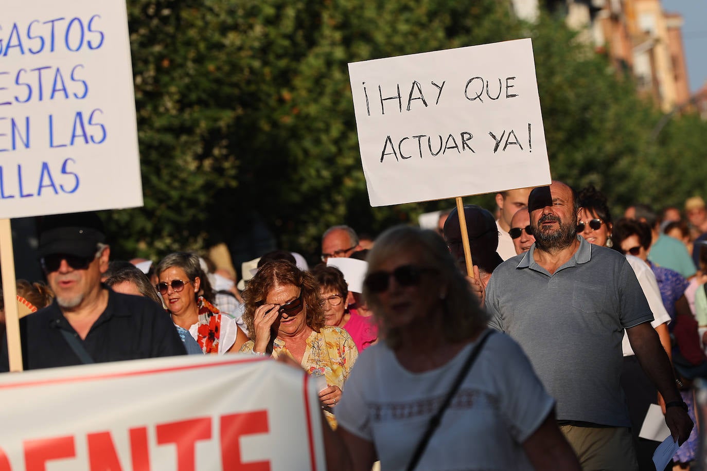 Las imágenes de la manifestación en Santo Domingo