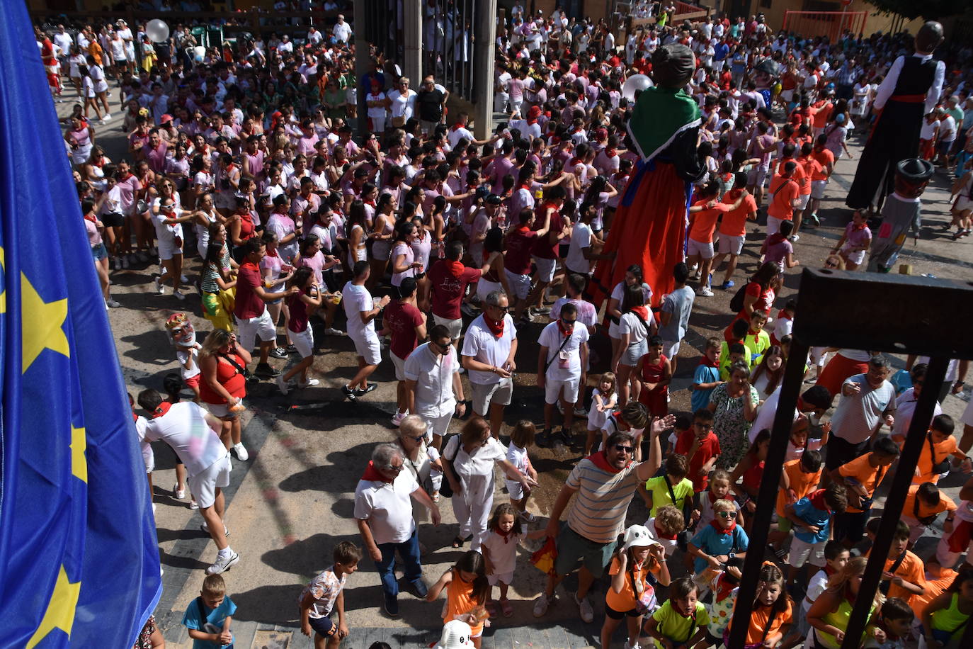 Inicio de fiestas en Aldeanueva de Ebro