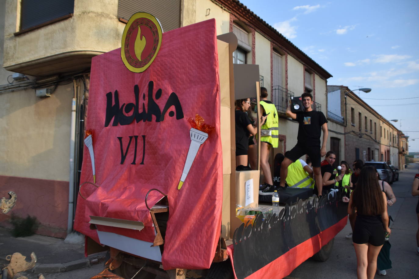 Inicio de fiestas en Aldeanueva de Ebro