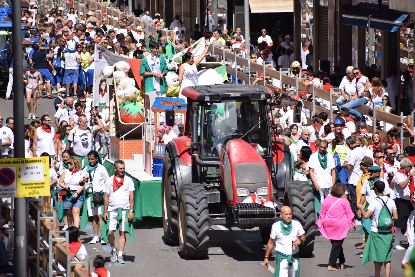 El dragon de la peña Riojana, la mejor carroza