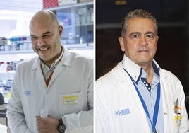 Alfonso Martín y Jorge Martínez-Íñiguez, jefes de servicio de Oncología y Traumatología.