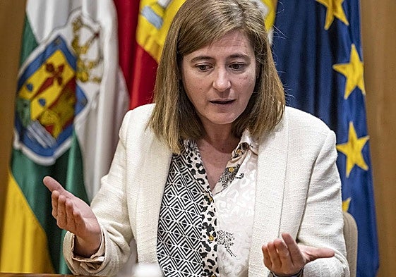 La consejera del Agricultura del Gobierno de La Rioja, Noemí Manzanos.