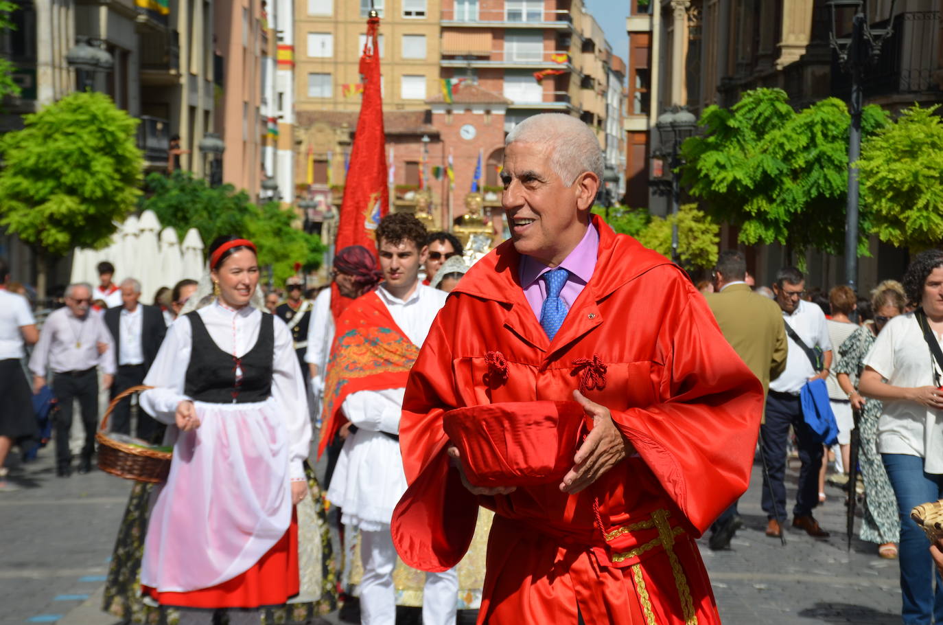 Procesión en honor a los santos de Calahorra