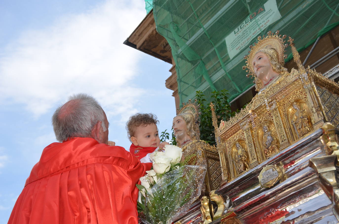 Procesión en honor a los santos de Calahorra