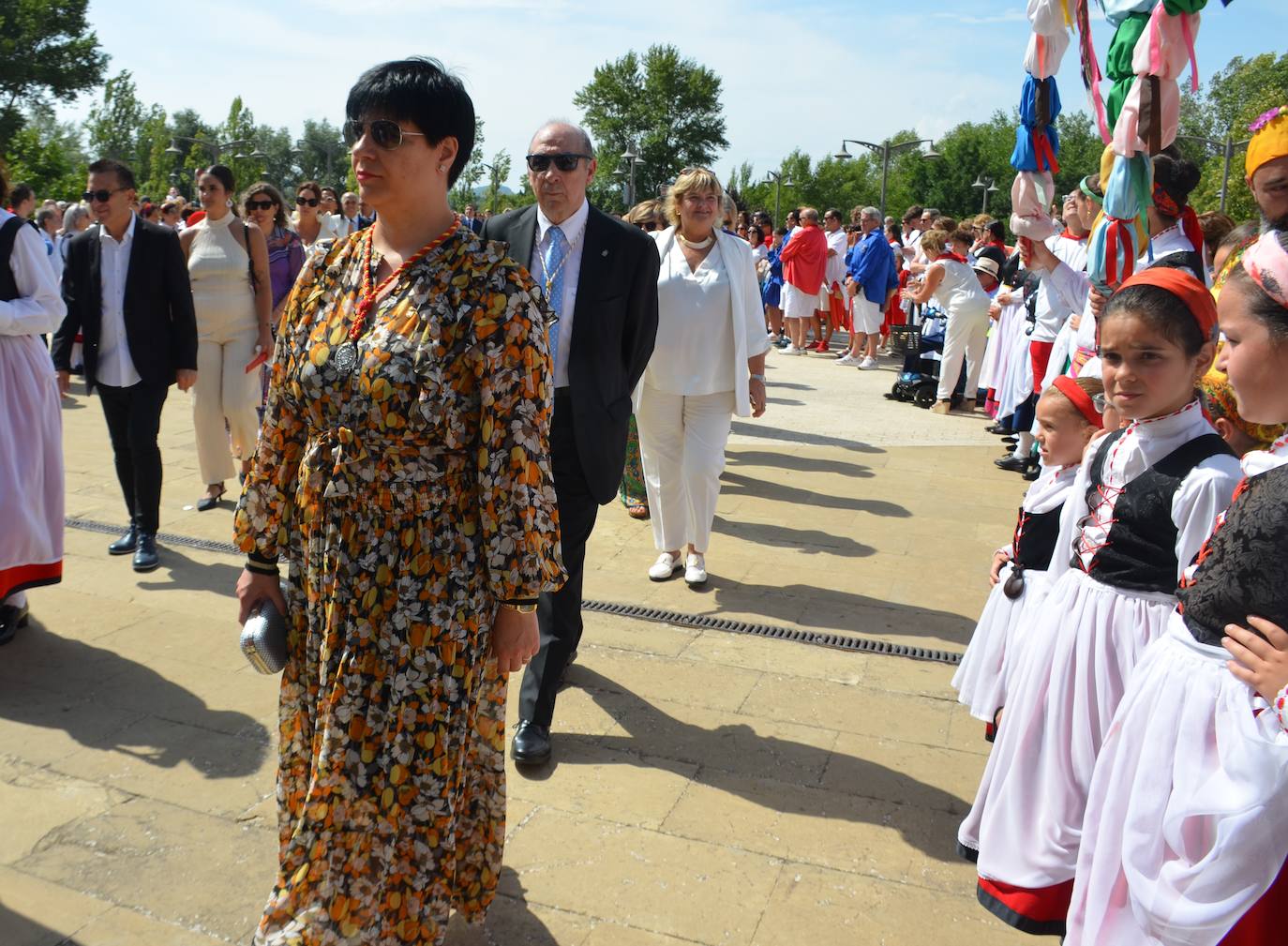 Procesión en honor a los santos de Calahorra