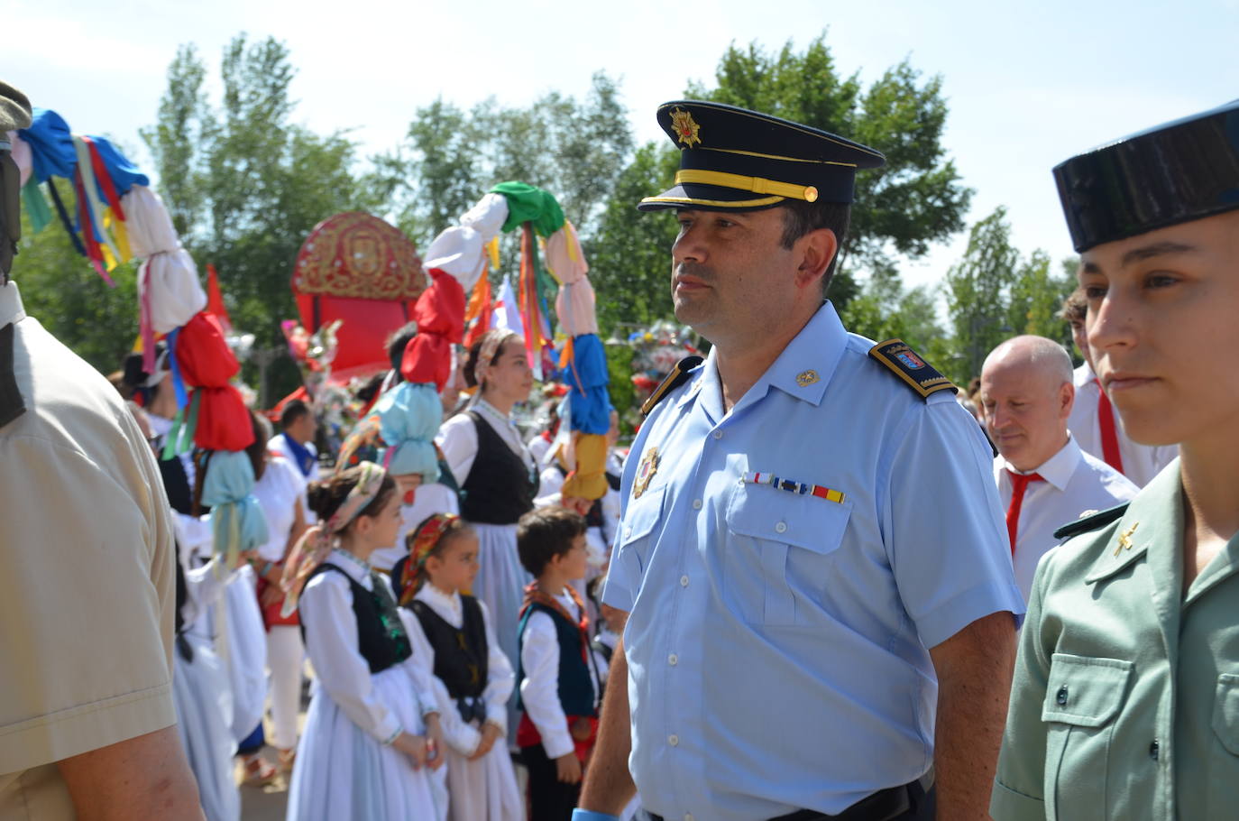 Procesión en honor a los santos de Calahorra