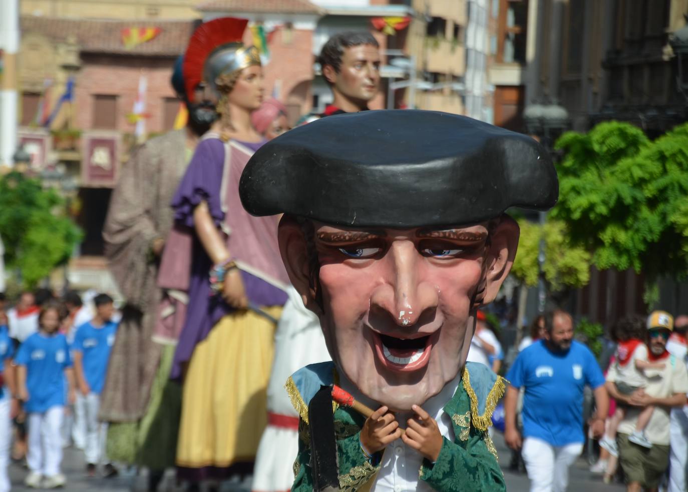 Procesión en honor a los santos de Calahorra