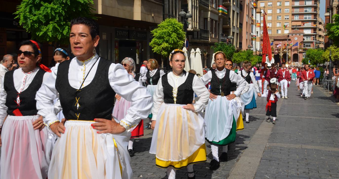 Procesión en honor a los santos de Calahorra