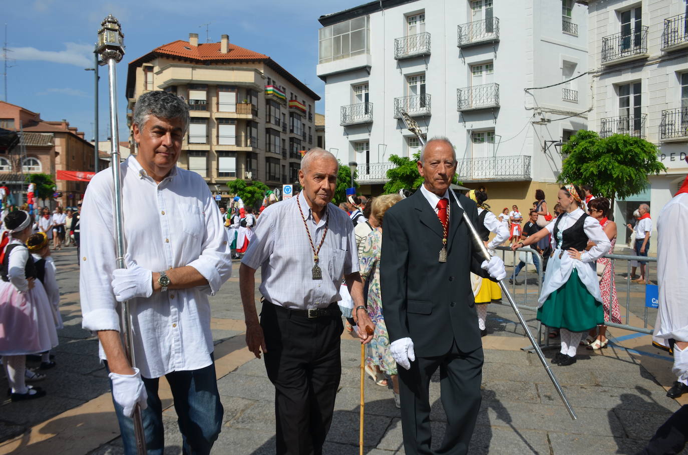 Procesión en honor a los santos de Calahorra