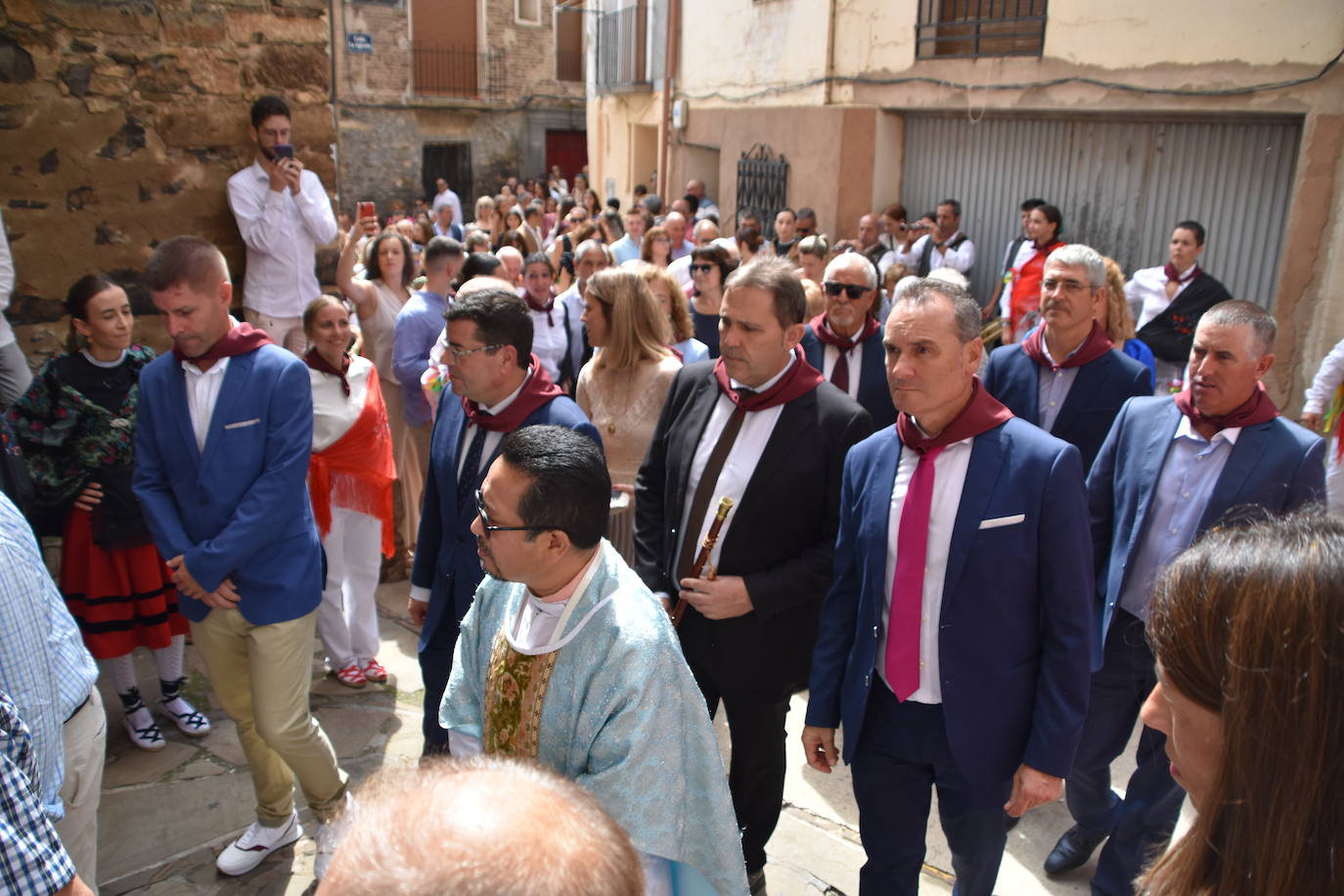 Procesión de la Virgen del Villar, en Igea