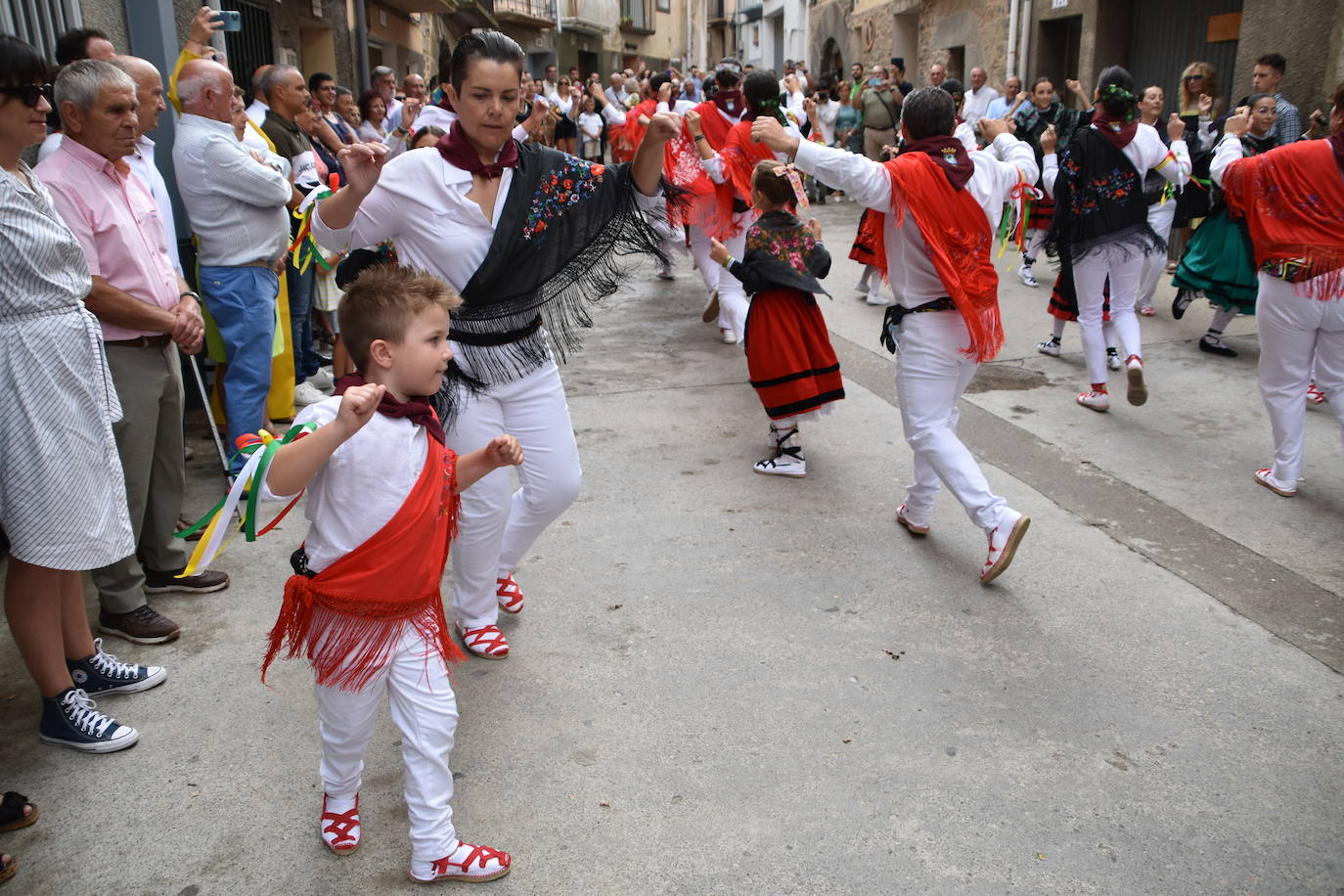 Procesión de la Virgen del Villar, en Igea