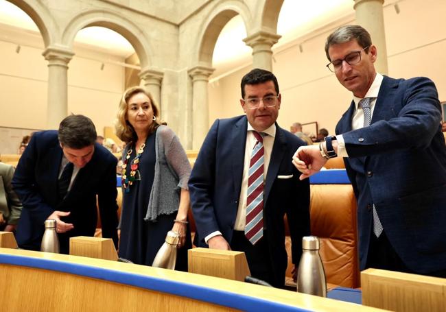 Capellán, antes de comenzar su discurso