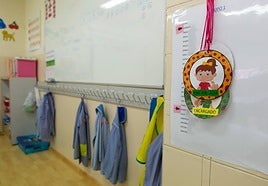 Imagen de un aula vacía.