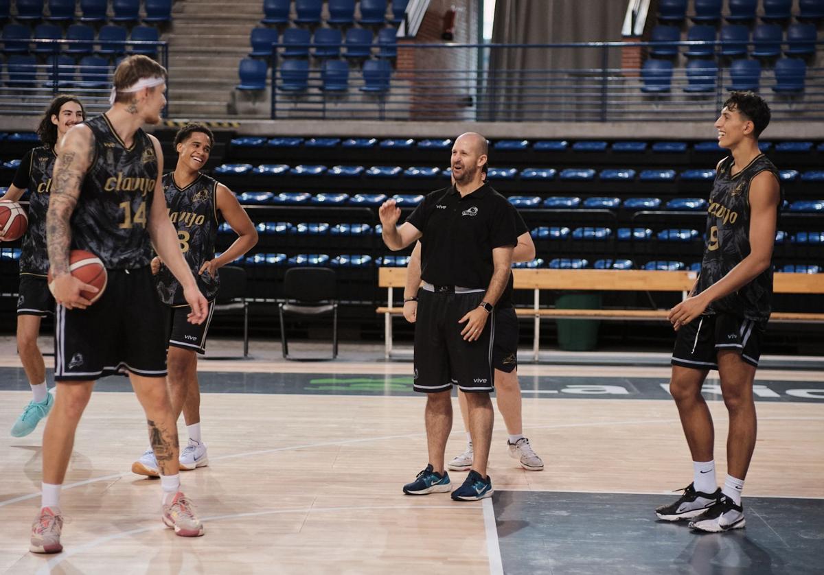 Imagen de un entrenamiento del Rioverde Clavijo.