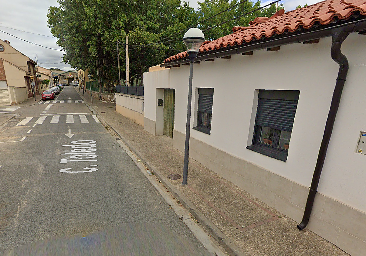 La calle Toledo donde se ha producido el accidente.