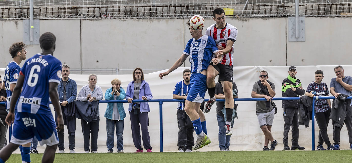 El encuentro Alavés-UD Logroñés