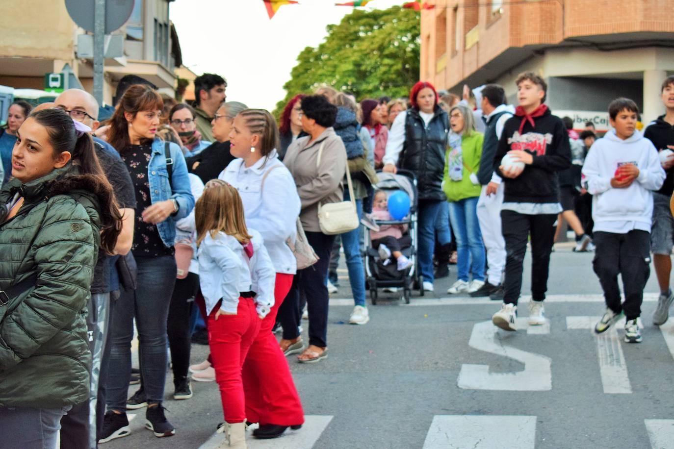 Disparo del cohete en Villamediana