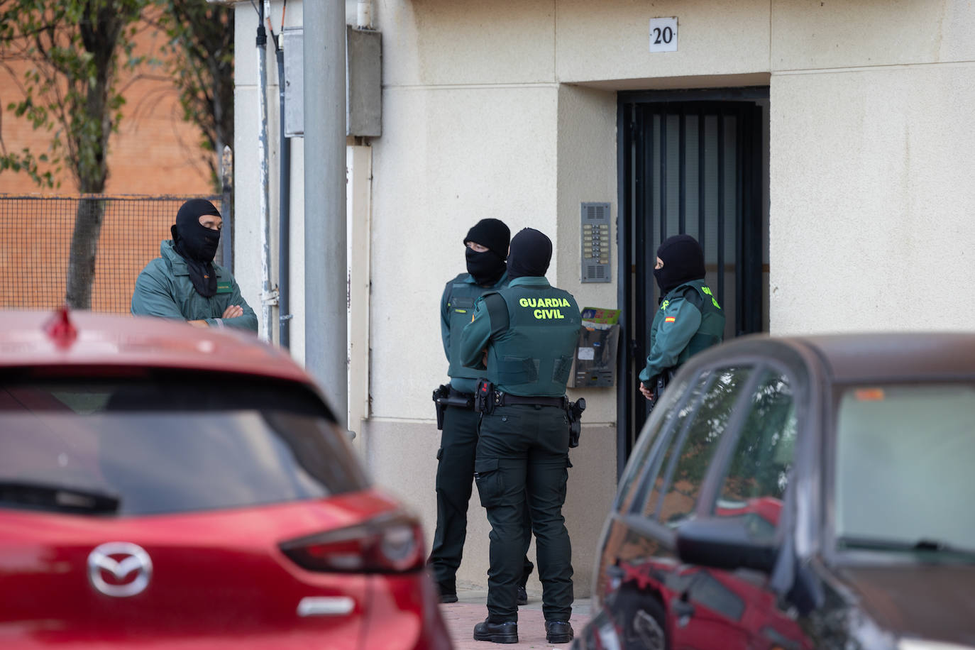 Redada y detención en la calle Ebro