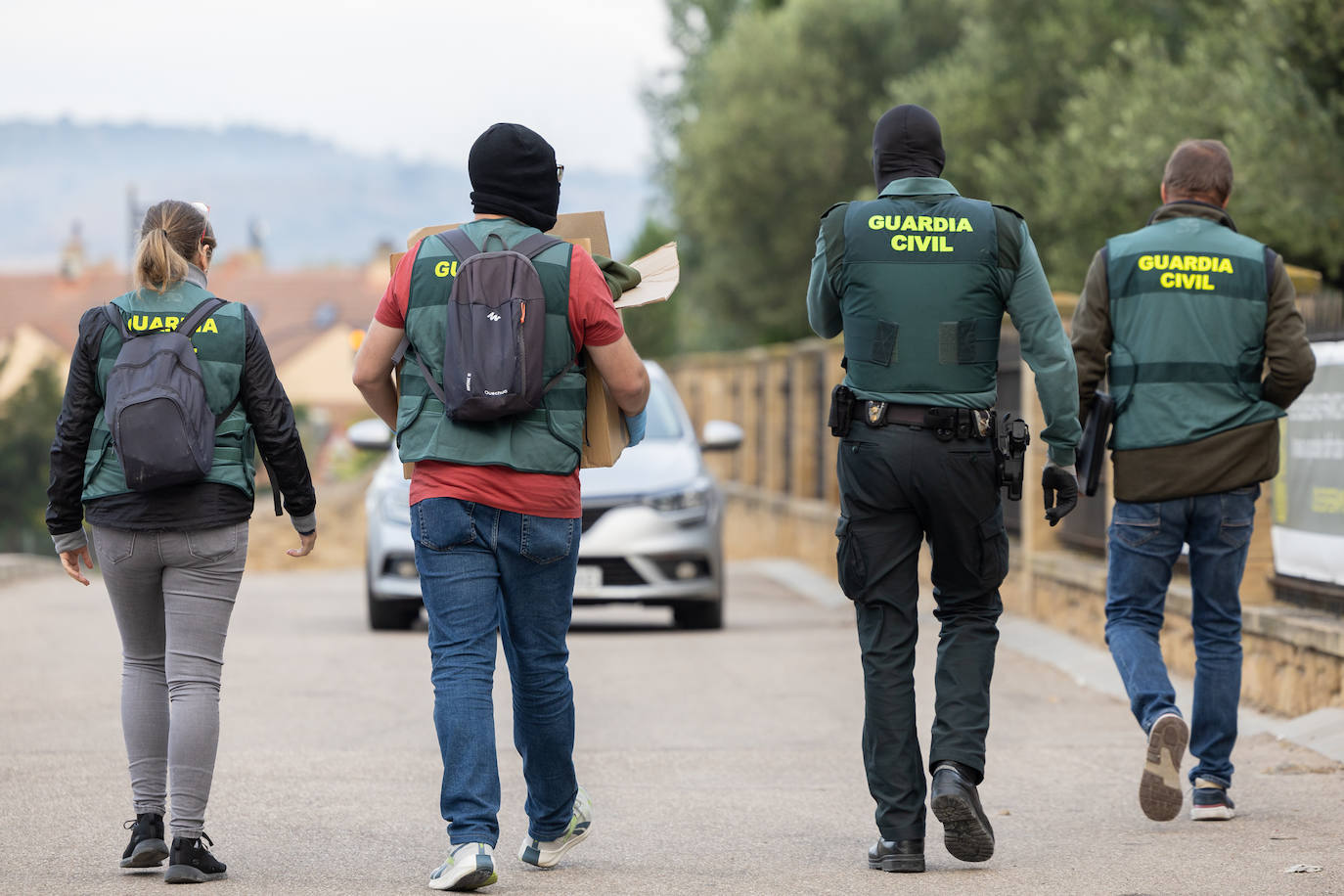 Redada y detención en la calle Ebro