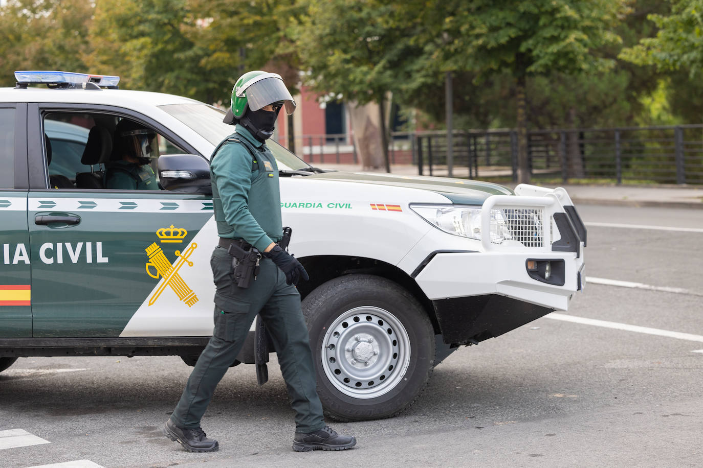 Redada y detención en la calle Ebro