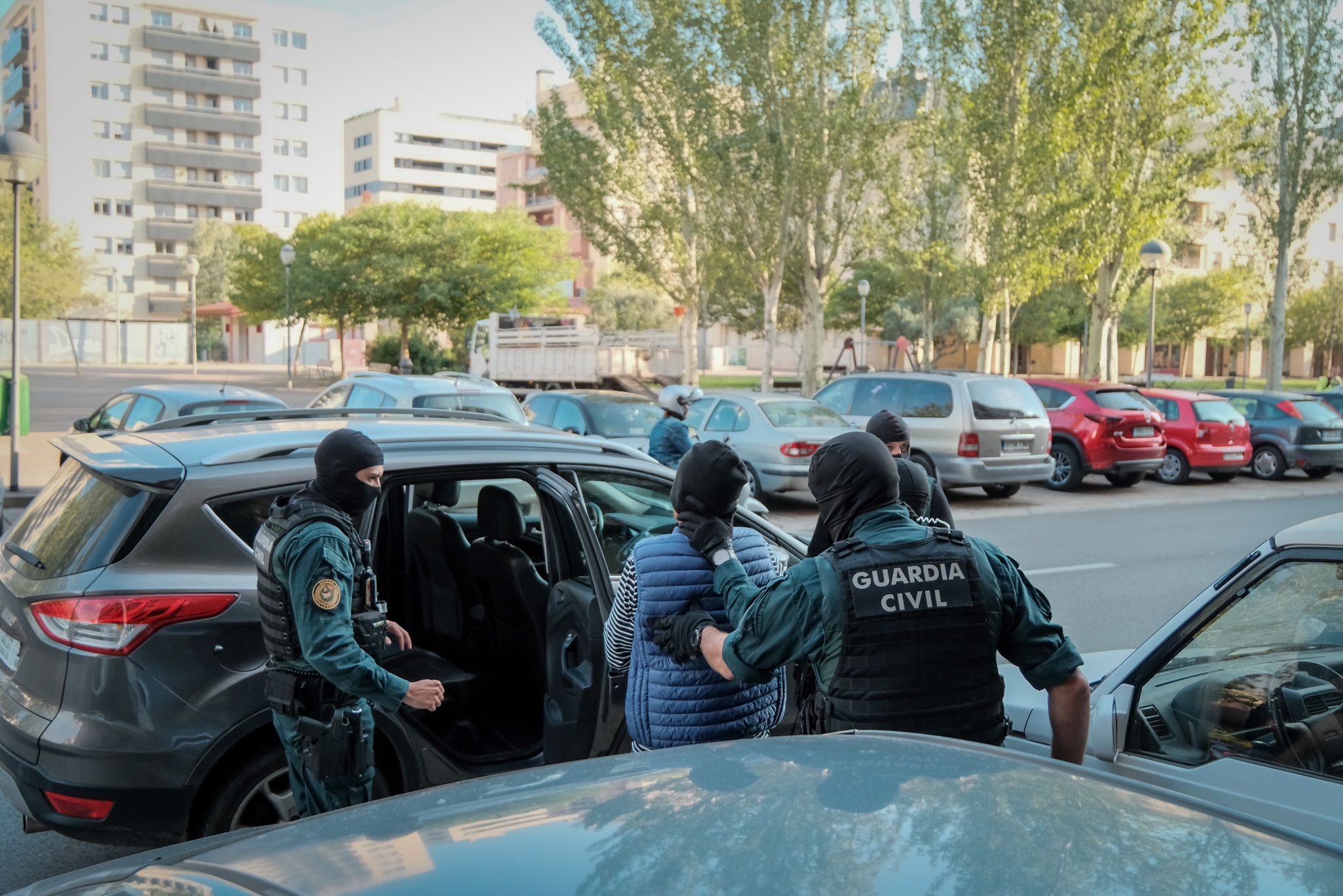 Redada y detención en la calle Estambrera de Logroño