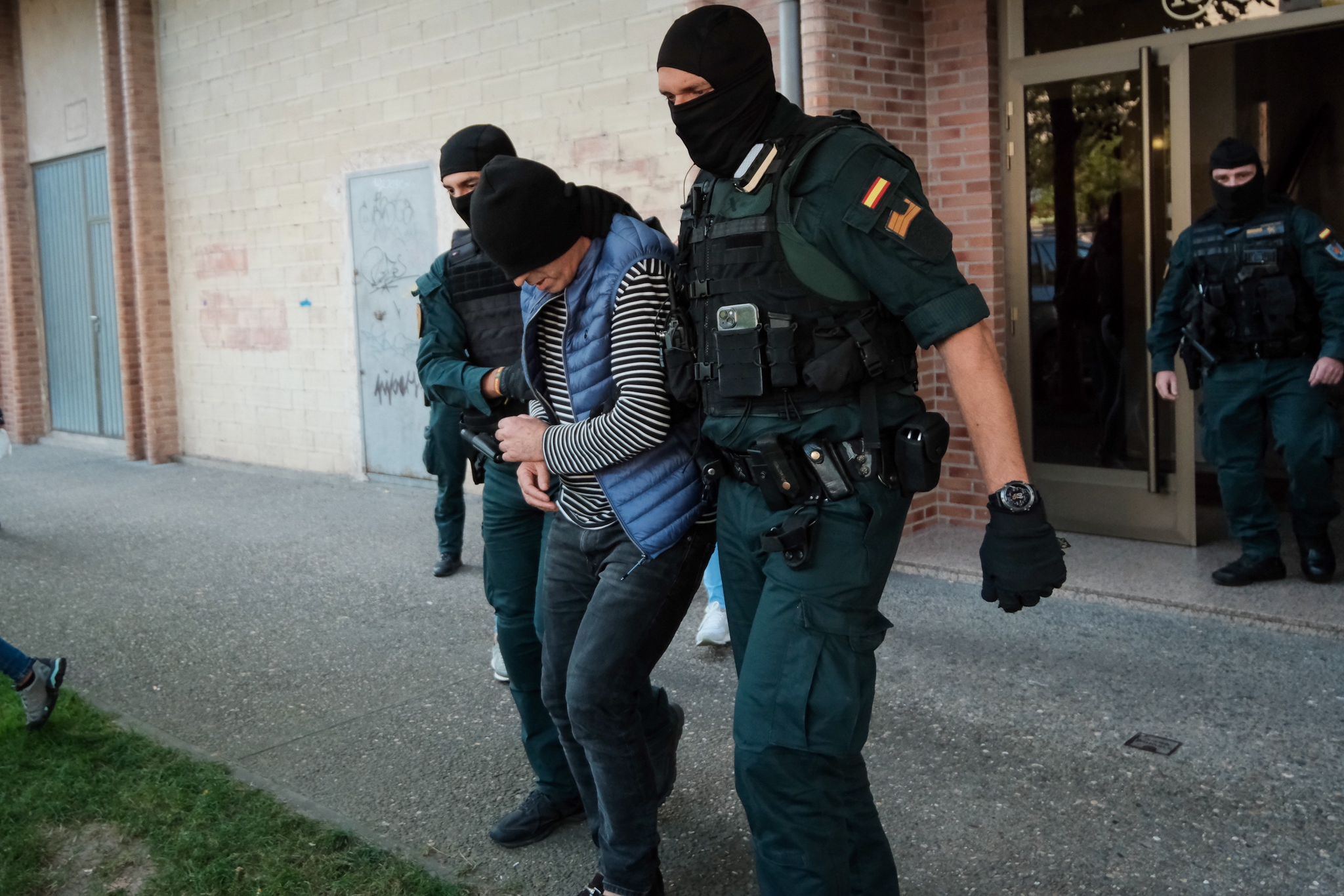 Redada y detención en la calle Estambrera de Logroño