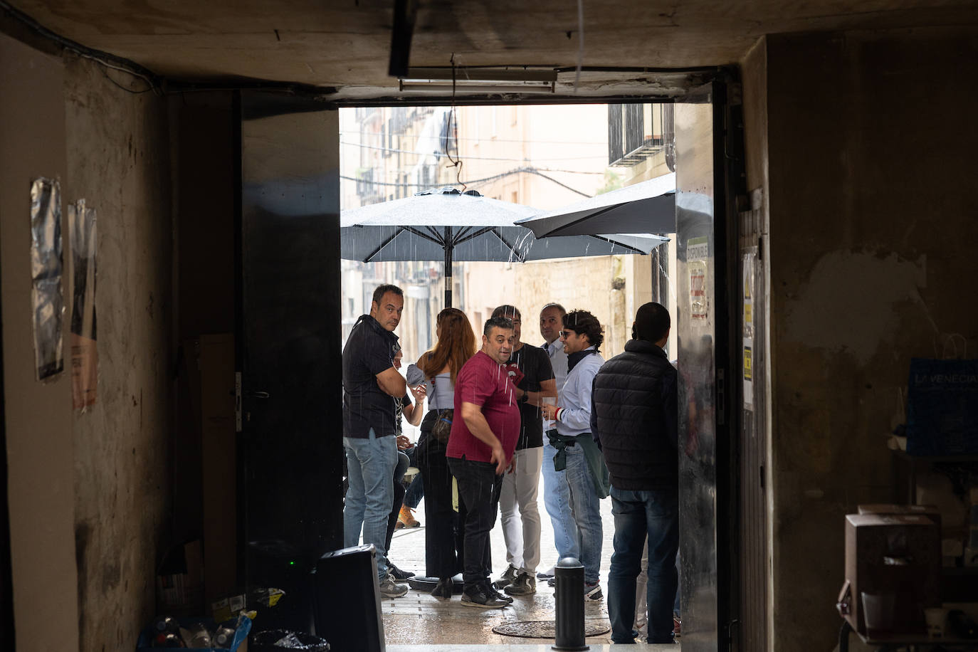 La lluvia no pudo con el ambiente festivo