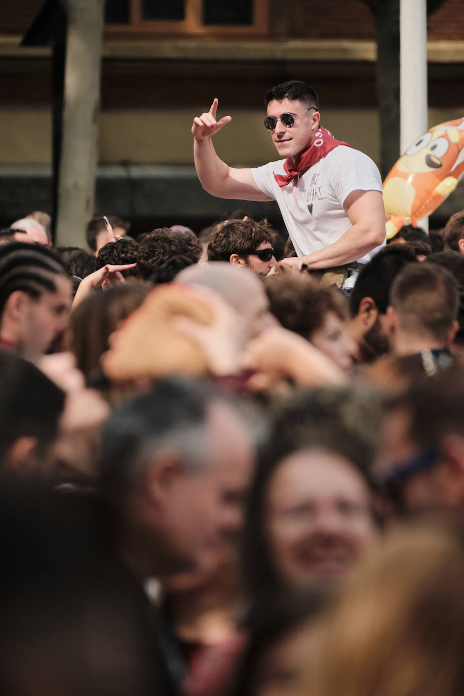 El ambientazo del cohete