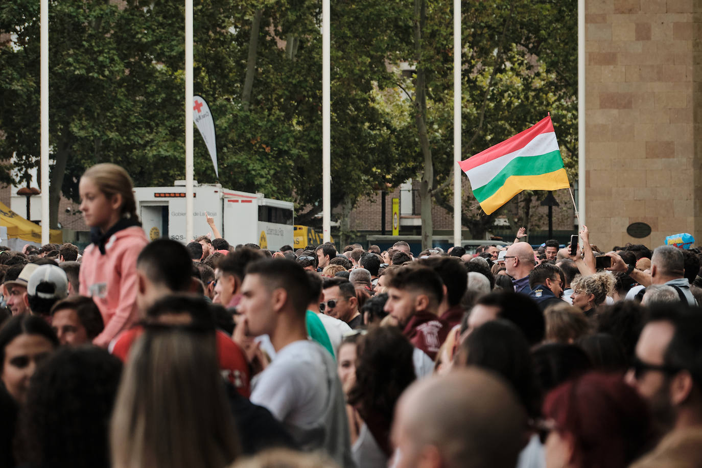 El ambientazo del cohete