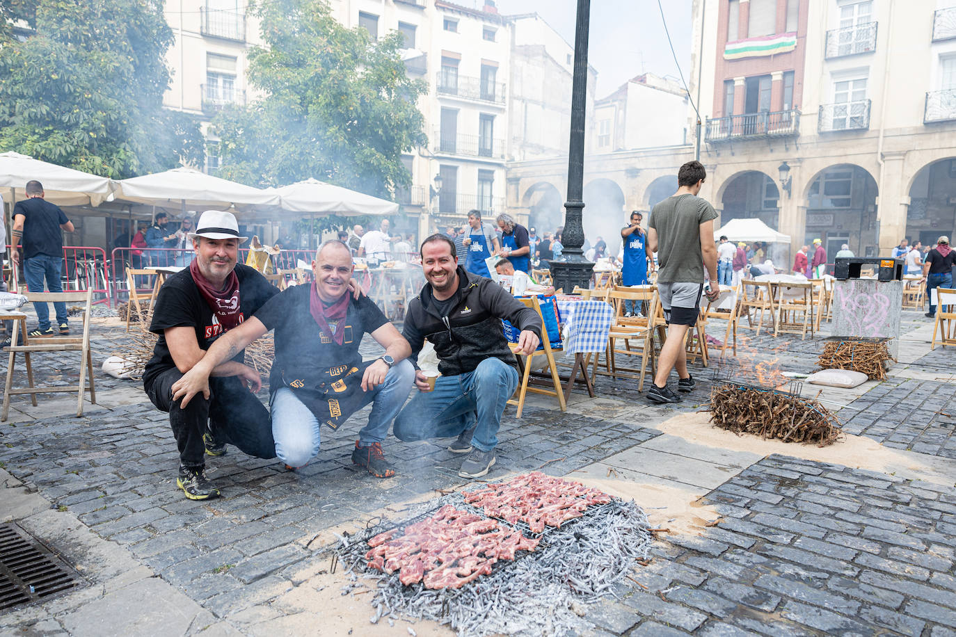 Salchichón, pimientos, huevos, chuletas... todas las degustaciones el día de San Mateo