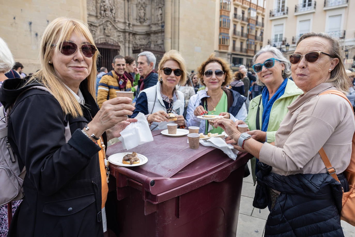 Salchichón, pimientos, huevos, chuletas... todas las degustaciones el día de San Mateo