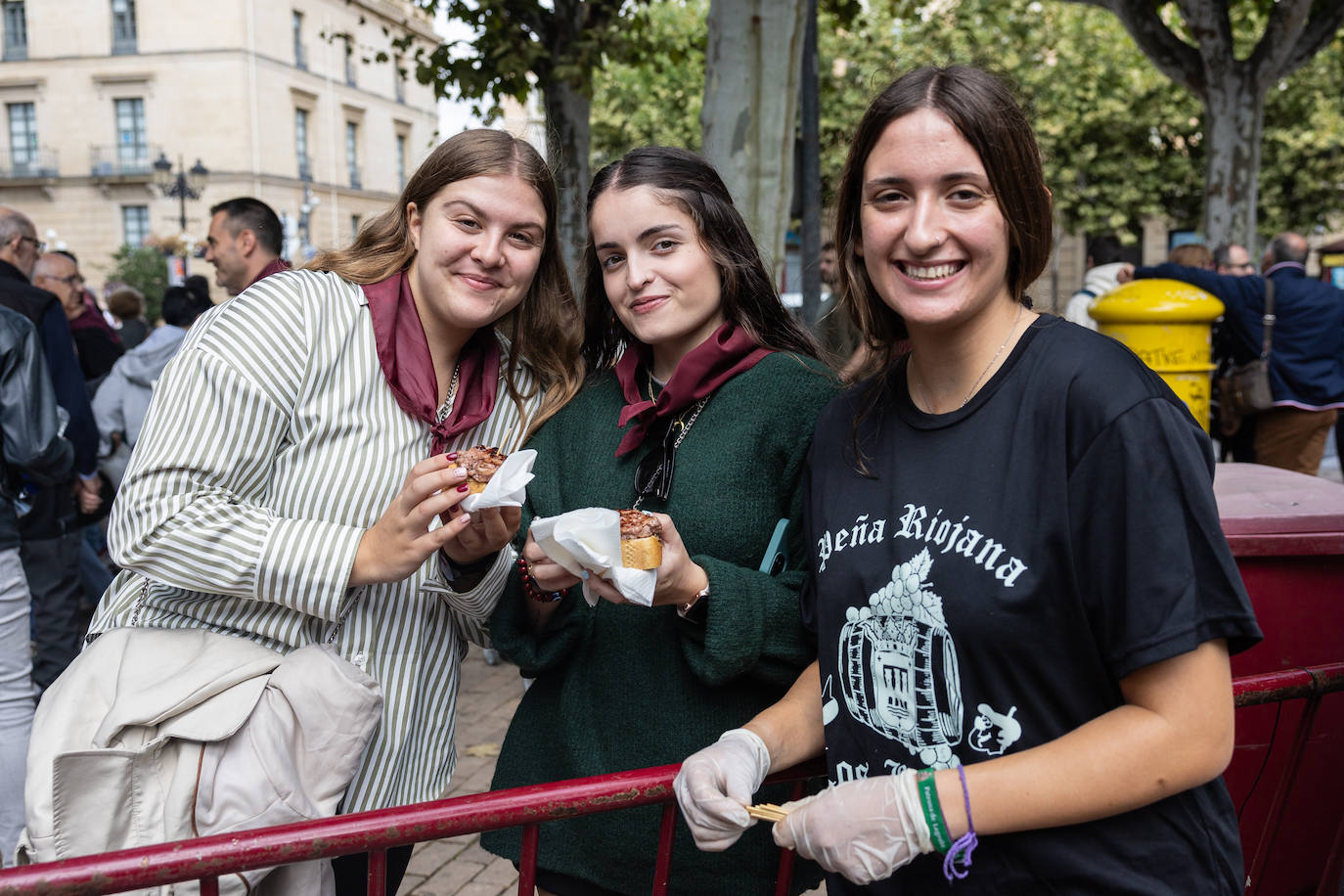 Salchichón, pimientos, huevos, chuletas... todas las degustaciones el día de San Mateo