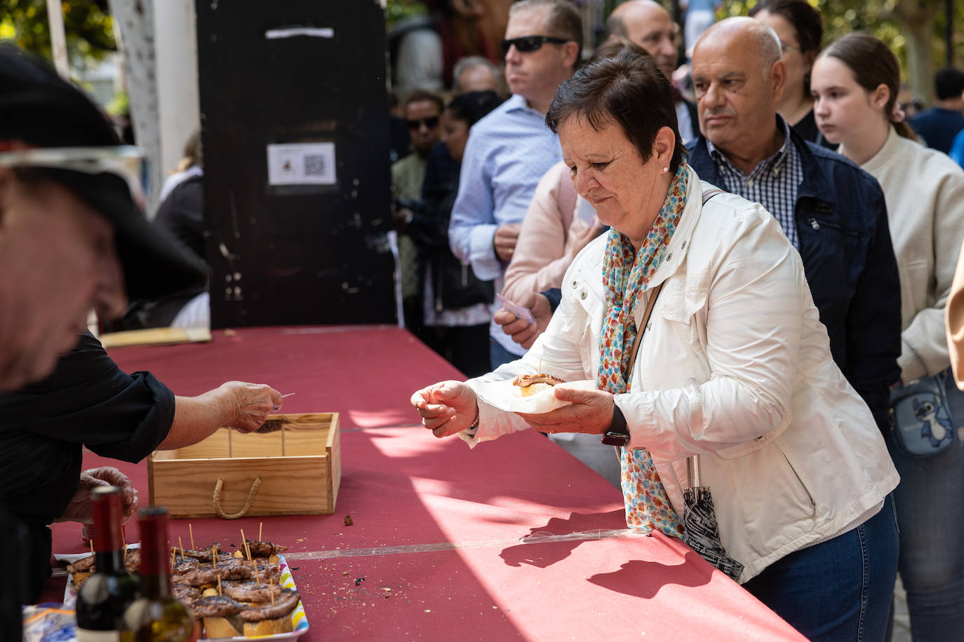 Salchichón, pimientos, huevos, chuletas... todas las degustaciones el día de San Mateo
