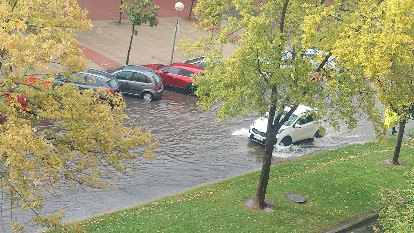 Las imágenes de la tormenta en Logroño