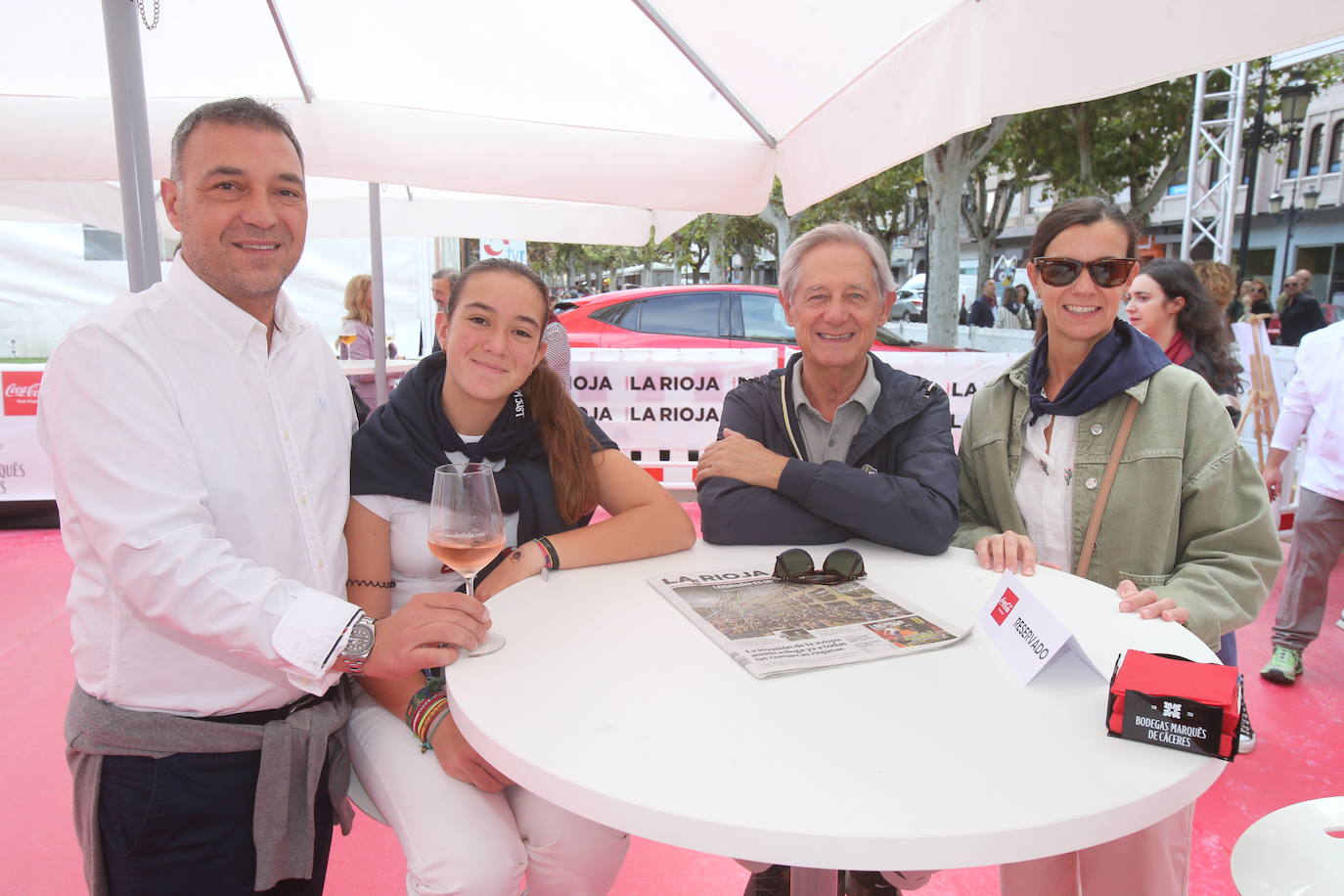 Rodolfo, Carlota, Josema Yuste y María González.