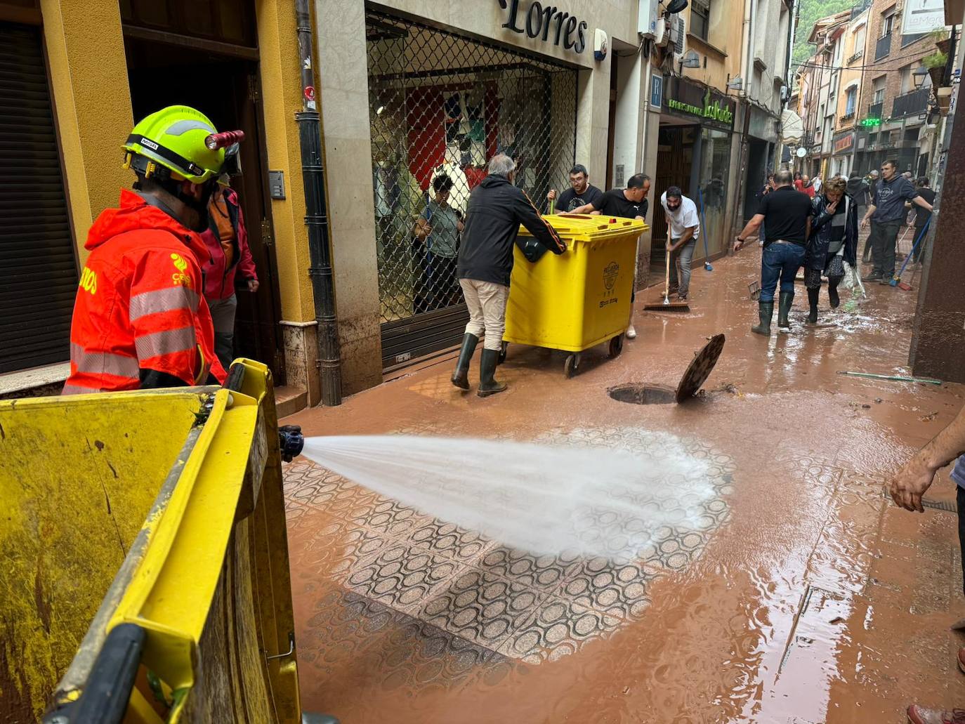 Las imágenes de la tormenta en Nájera