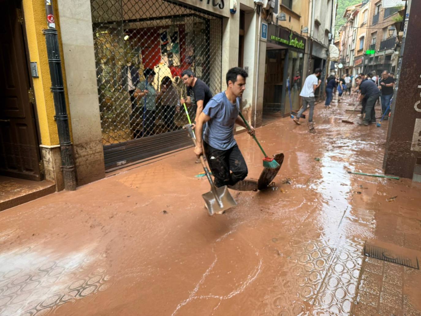 Las imágenes de la tormenta en Nájera