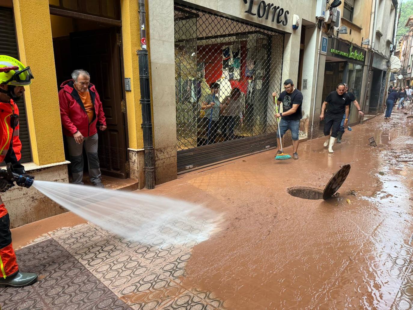 Las imágenes de la tormenta en Nájera