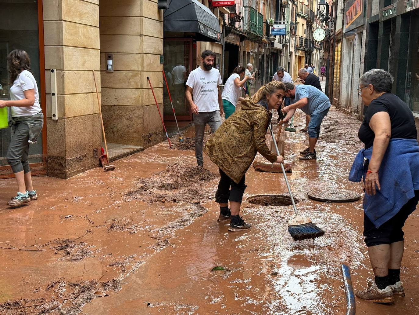 Las imágenes de la tormenta en Nájera