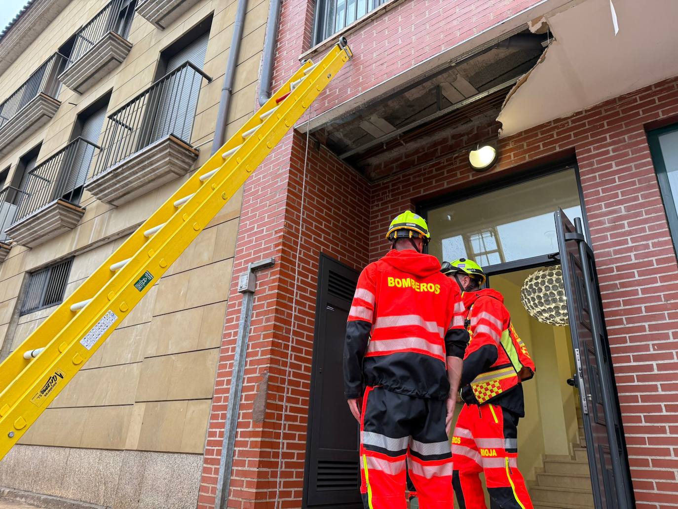 Las imágenes de la tormenta en Nájera