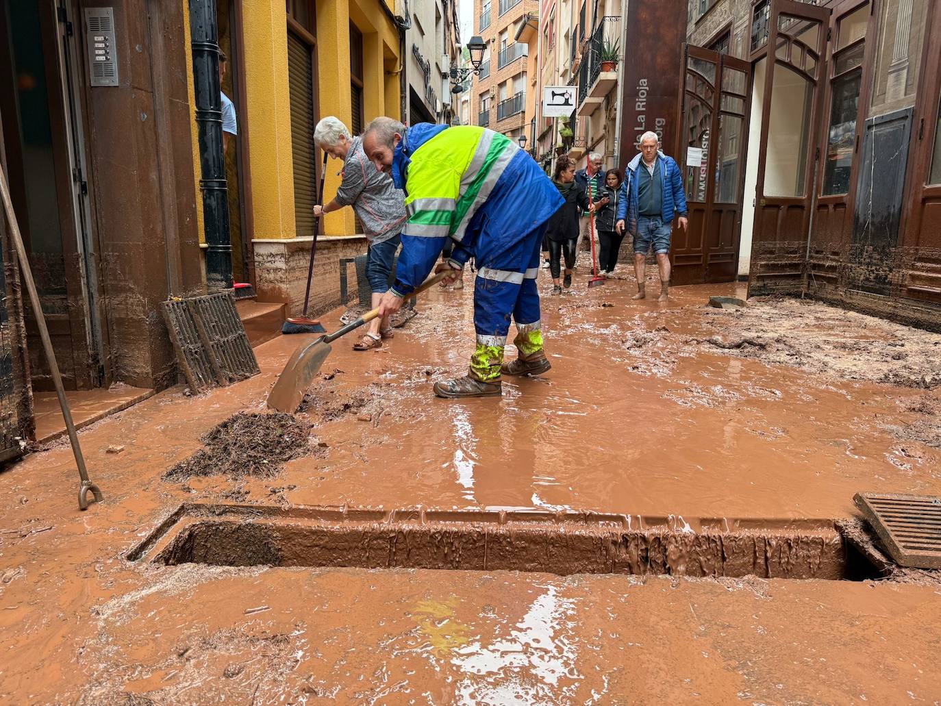 Las imágenes de la tormenta en Nájera