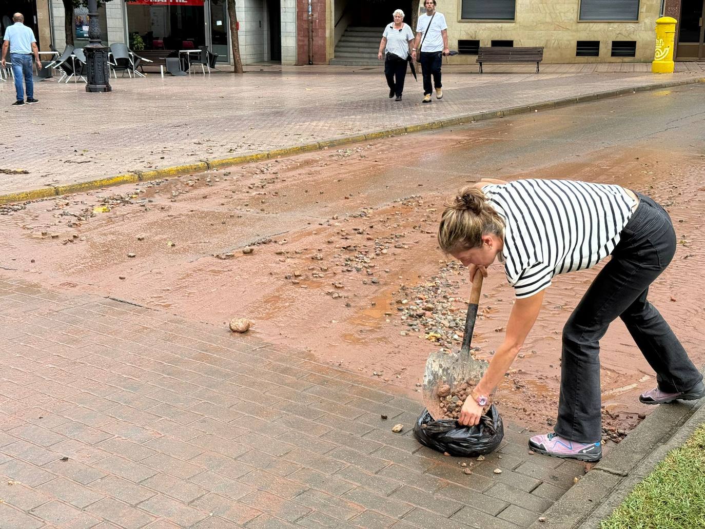 Las imágenes de la tormenta en Nájera