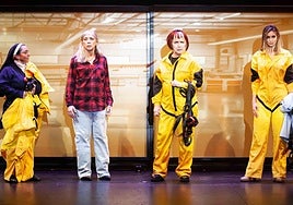 Las cuatro actrices protagonistas de 'Las que gritan'.