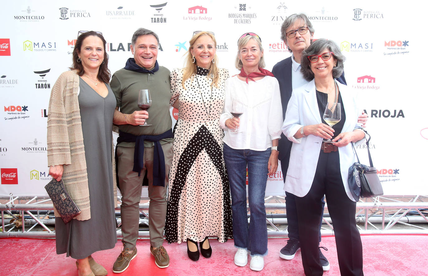 Eva Galilea, Manuel Romero, María José Zapata, Teresa Cobo, Bernardo Sánchez y Teresa Rodríguez.