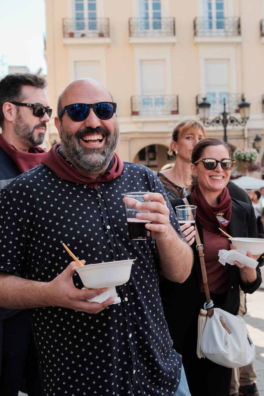 Degustación de caldereta riojana vegetal