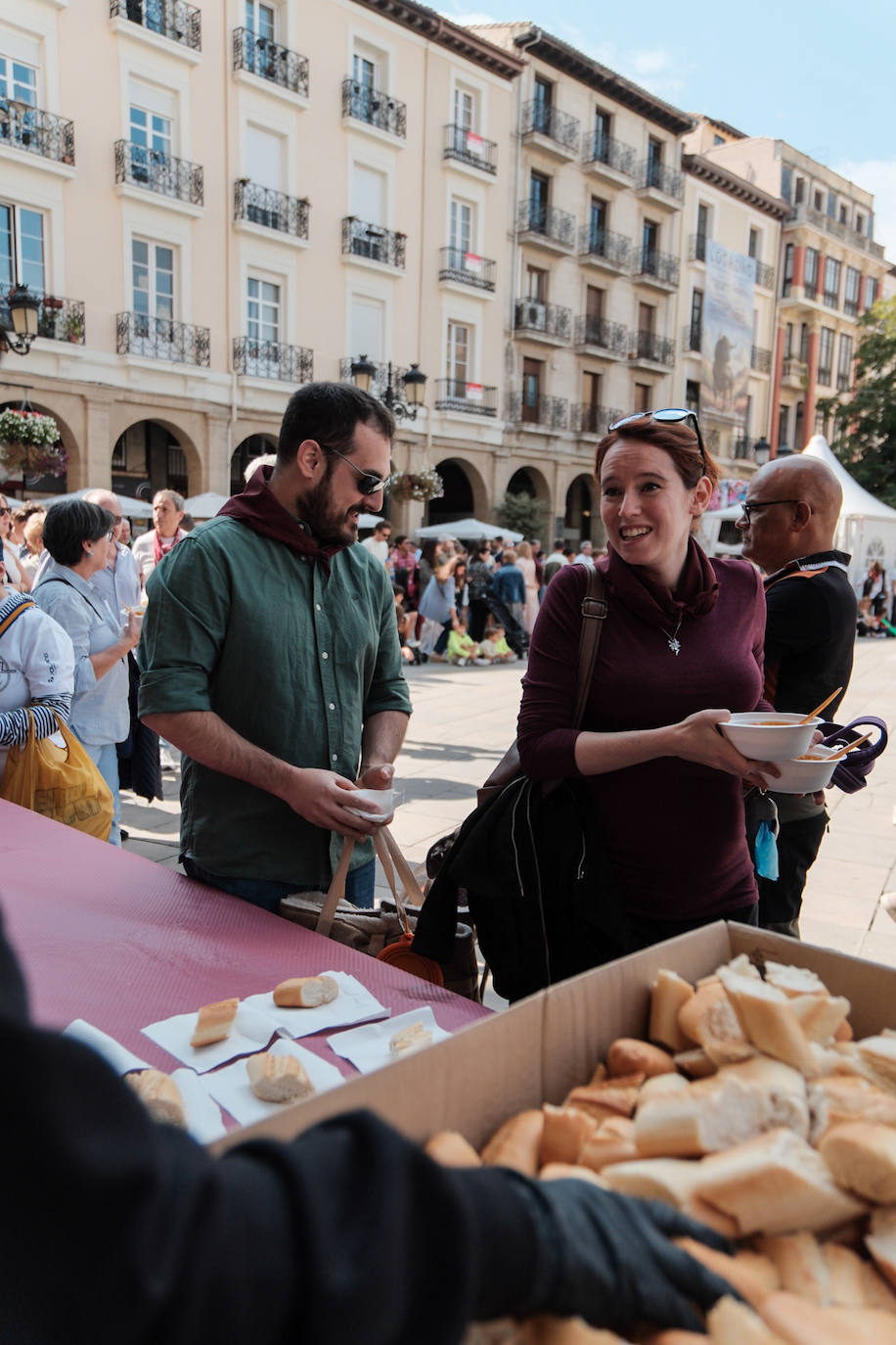 Degustación de caldereta riojana vegetal