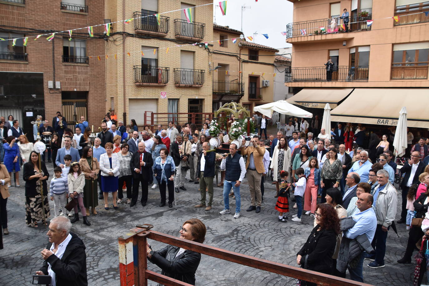 Imposición de pañuelos, procesión y pisado de la uva en Rincón de Olivedo